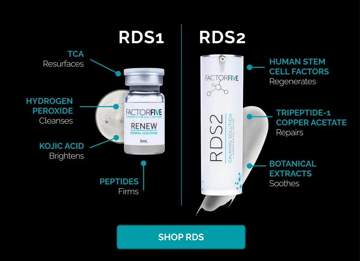 Factor Five RDS Stem Cell Peel at SKIN CABINET in Denton Texas